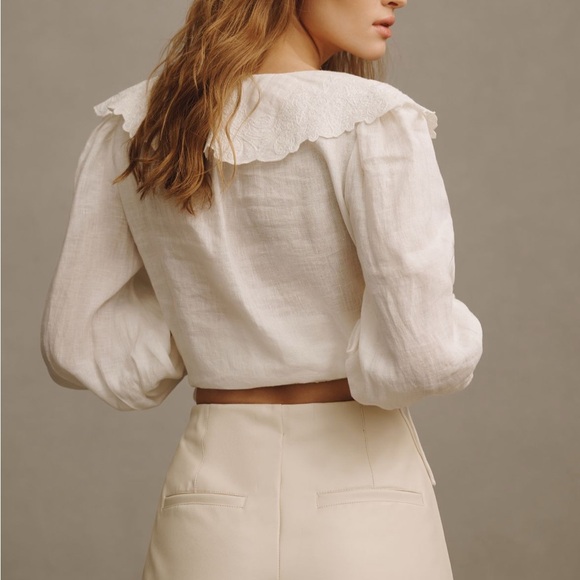 NWT Maeve faux leather micro shorts - Picture 3 of 6